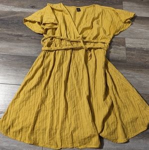SheIn yellow sun dress